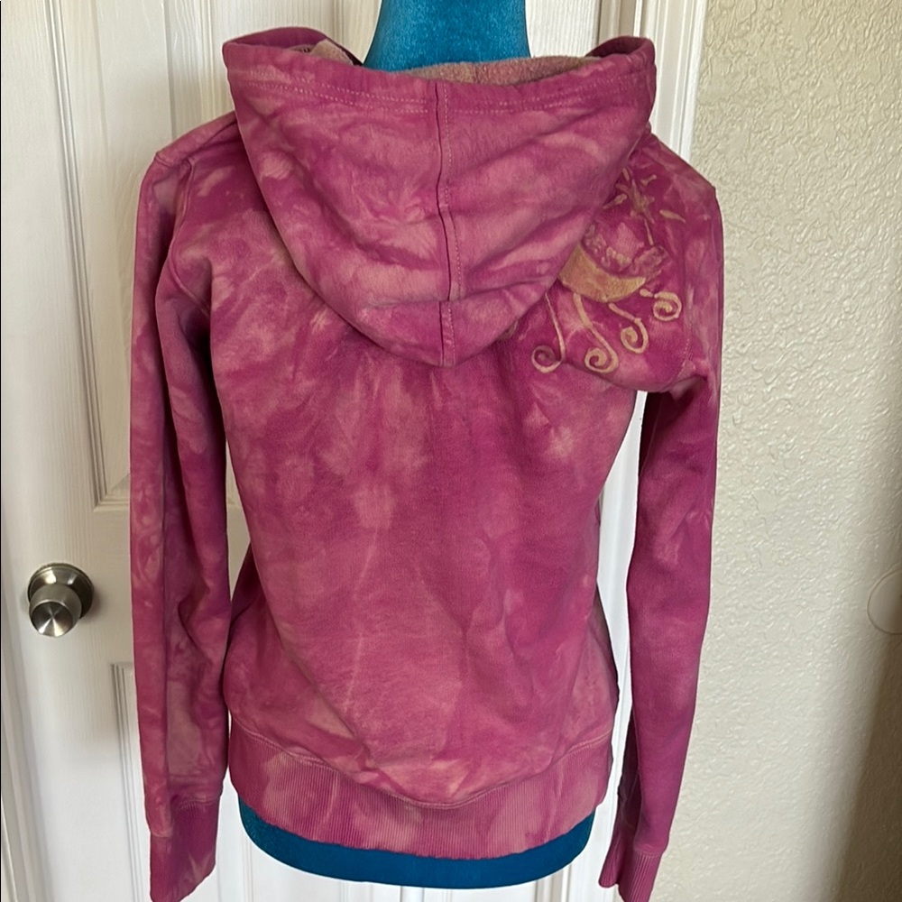 Hand Batiked Alaska Women's Hoodie - Picture 3 of 4